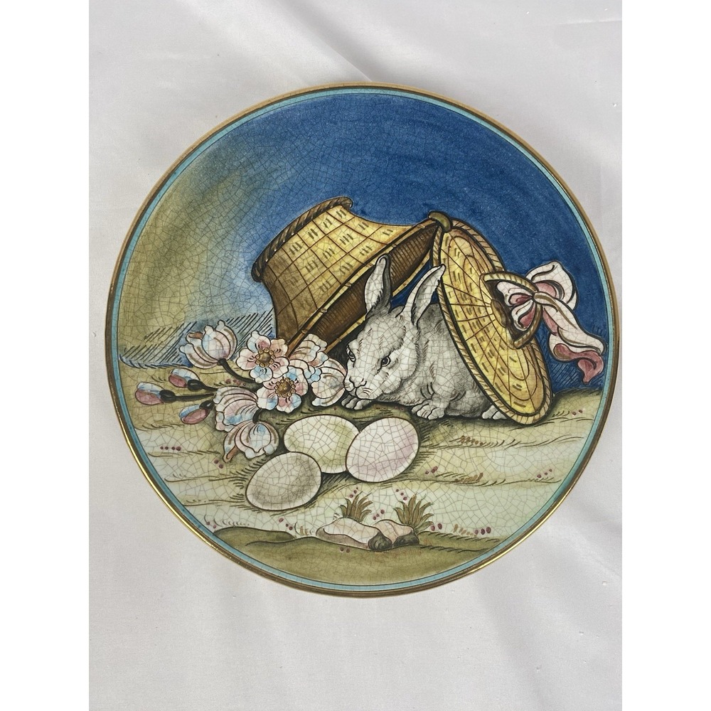 Veneto Flair Easter Plates 1973 #26 1974 #1075 V Tiziano Italy COA Lot
